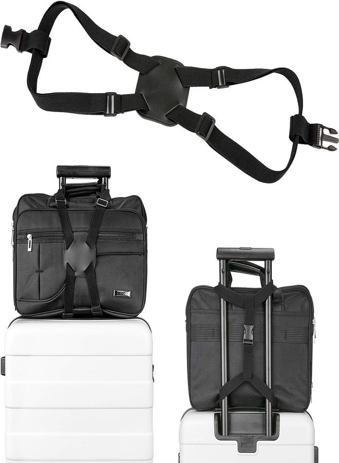 SHOPEE 2PCS Luggage Straps Bag Bungees for Add a Bag, Adjustable Elastic Travel Suitcases Luggage Bags Strap Belt with Buckles - Black - Image 5